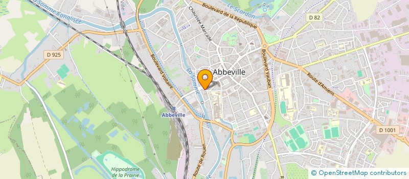 localisation de l'entreprise MADAME JULIE WIART  ABBEVILLE