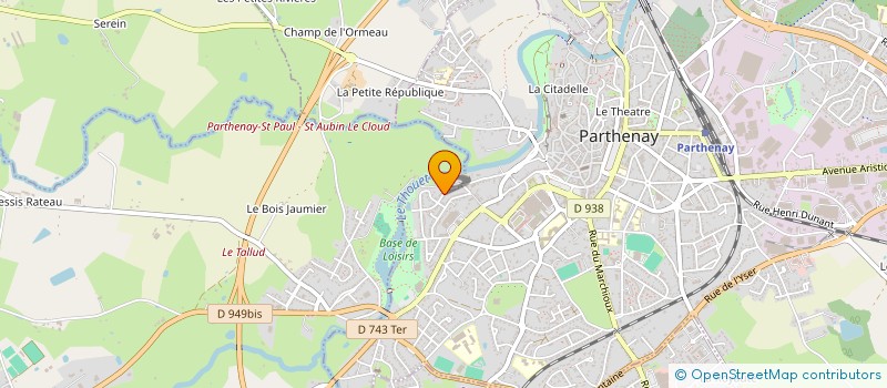 localisation de l'entreprise MADAME JULIE WIHTOL DE WENDEN  PARTHENAY