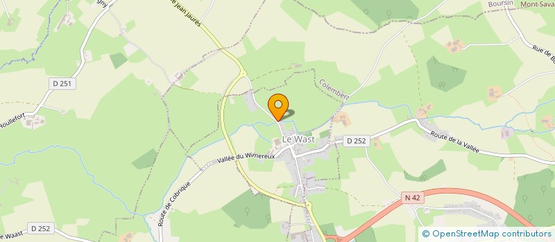 localisation de l'entreprise MADAME JULIE WILLERVAL  CONDETTE