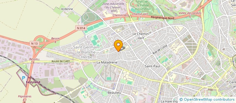 localisation de l'entreprise MADAME JULIE WOODWARD à HEROUVILLE-SAINT-CLAIR