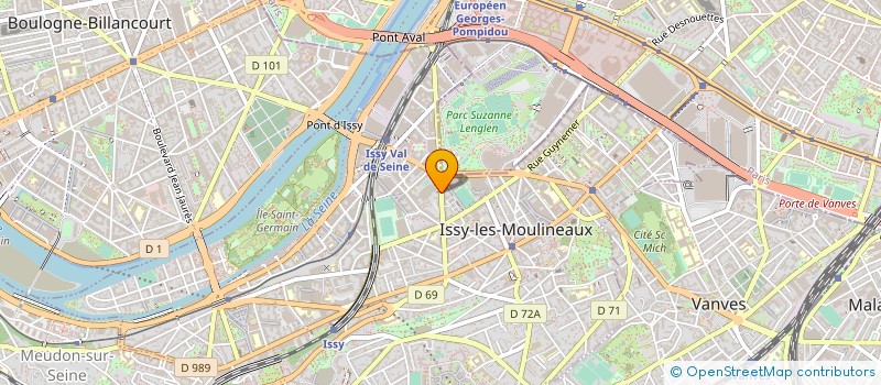localisation de l'entreprise MADAME JULIE YARD à ISSY-LES-MOULINEAUX