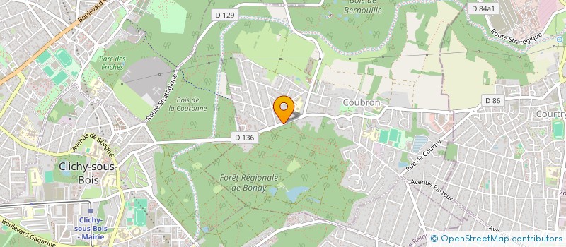 localisation de l'entreprise MADAME JULIE YATH  VAUJOURS