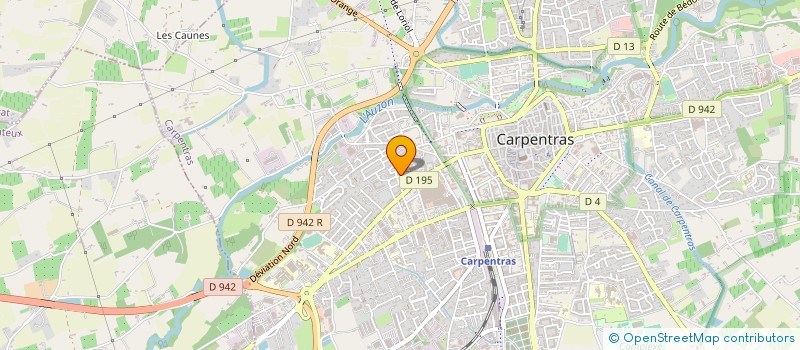 localisation de l'entreprise MADAME JULIE ZERROUDI  CARPENTRAS