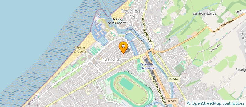 localisation de l'entreprise MADAME JULIE ZHENG  DEAUVILLE