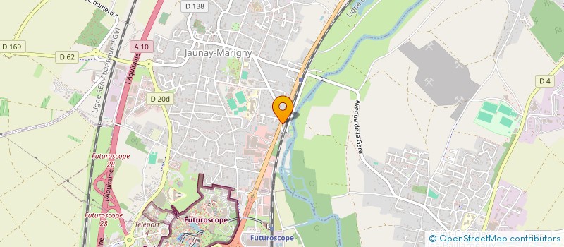 localisation de l'entreprise MADAME JULIE ZHOU  JAUNAY-MARIGNY