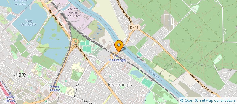 localisation de l'entreprise MADAME JULIE ZMITROWICZ  RIS-ORANGIS