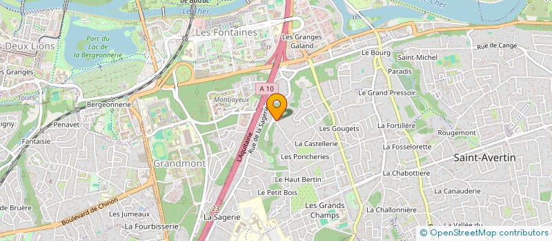 localisation de l'entreprise MADAME JULIE ZYCH  SAINT-AVERTIN