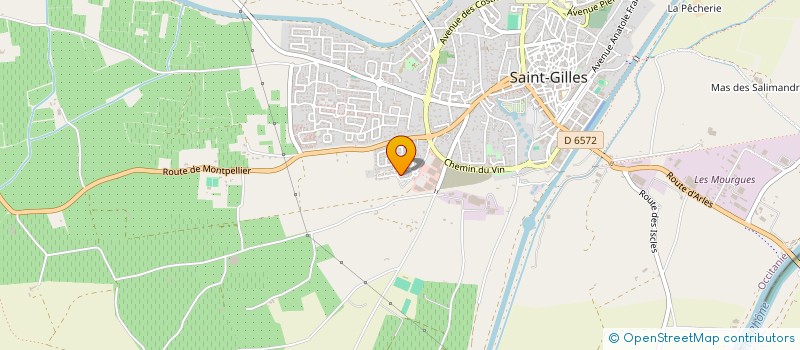 localisation de l'entreprise MADAME JULIEN JACQUET  SAINT-GILLES