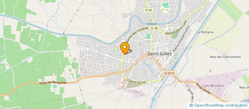 localisation de l'entreprise MADAME JULIEN JACQUET  SAINT-GILLES