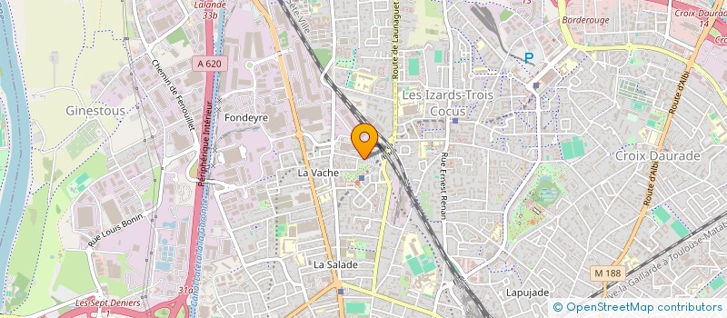 localisation de l'entreprise MADAME JULIEN PORTERIE  TOULOUSE