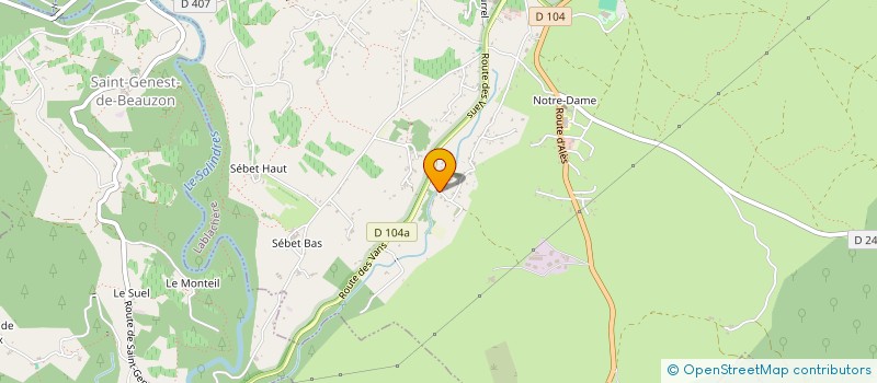 localisation de l'entreprise MADAME JULIENNE BEAUSSIER  LABLACHERE