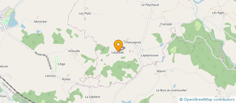 localisation de l'entreprise MADAME JULIENNE BONNEAU à LA PORCHERIE
