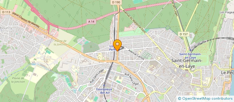 localisation de l'entreprise MADAME JULIENNE DOMYEM  SAINT-GERMAIN-EN-LAYE