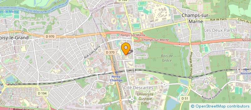 localisation de l'entreprise MADAME JULIENNE ELIASY  CHAMPS-SUR-MARNE