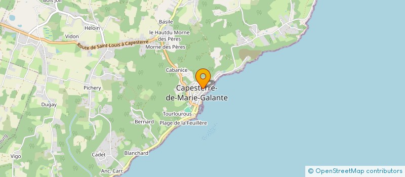 localisation de l'entreprise MADAME JULIENNE JOSEPH-TOUSSAINT à CAPESTERRE-DE-MARIE-GALANTE