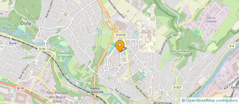 localisation de l'entreprise MADAME JULIENNE MAKOB  PONTOISE