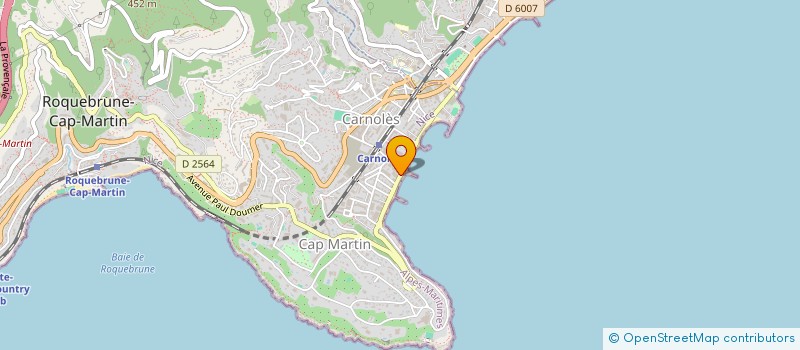 localisation de l'entreprise MADAME JULIENNE MOUILLE à ROQUEBRUNE-CAP-MARTIN