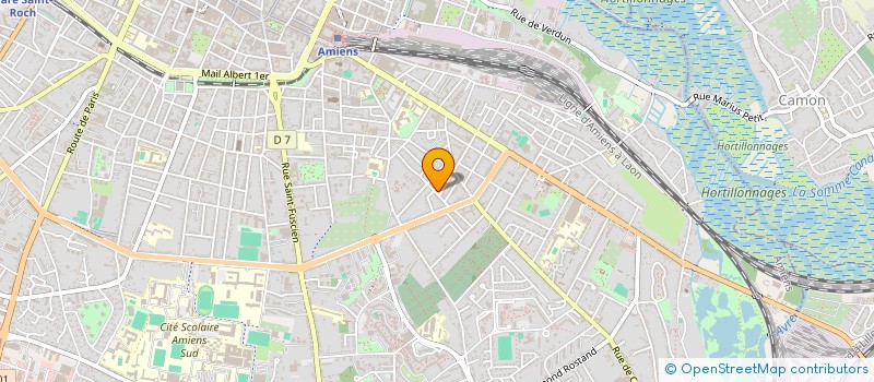 localisation de l'entreprise MADAME JULIENNE NZUZI LUKUMAKIO  AMIENS