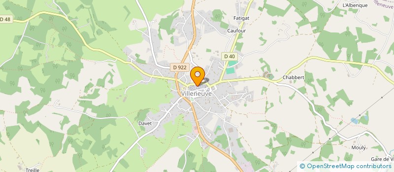 localisation de l'entreprise MADAME JULIENNE RUDELLE  VILLENEUVE