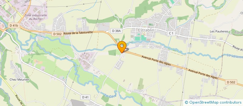 localisation de l'entreprise MADAME JULIET CHRETIEN  ESTRABLIN