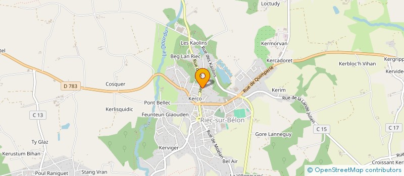 localisation de l'entreprise MADAME JULIET FEAT  RIEC-SUR-BELON