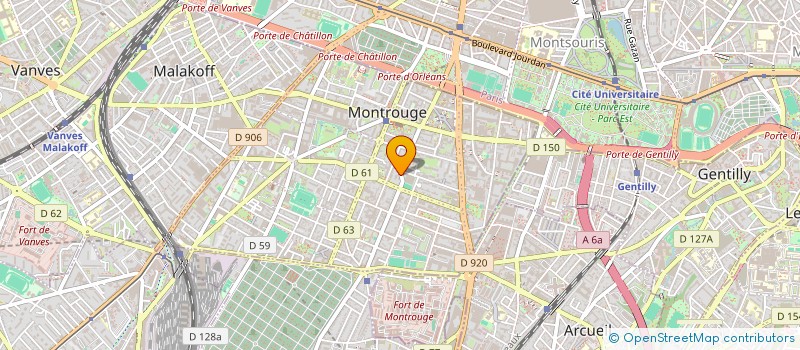 localisation de l'entreprise MADAME JULIET LAUREN MARTIN COPELAND à MONTROUGE