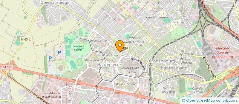 localisation de l'entreprise MADAME JULIET OSAS  STRASBOURG