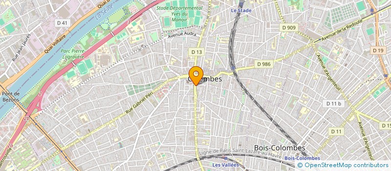 localisation de l'entreprise MADAME JULIETA BADIU à COLOMBES