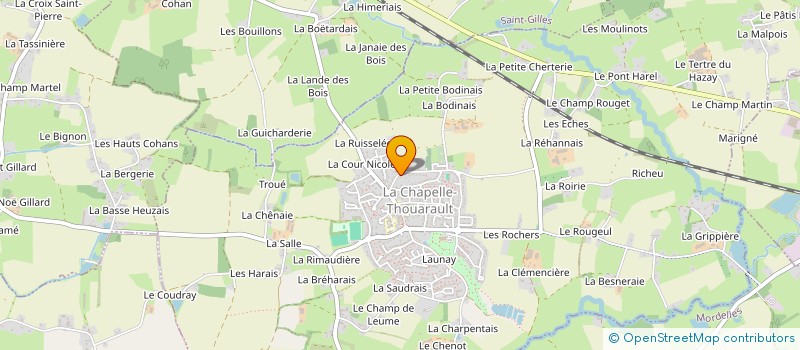 localisation de l'entreprise MADAME JULIETA BESNILYAN à LA CHAPELLE-THOUARAULT