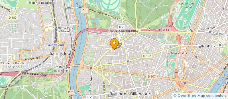 localisation de l'entreprise MADAME JULIETA CONTRERAS ALSINA à BOULOGNE-BILLANCOURT