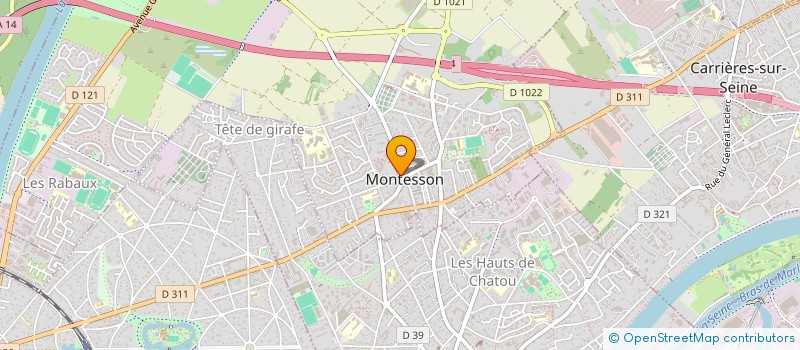 localisation de l'entreprise MADAME JULIETA FARROCO AGUIAR ALVES à MONTESSON