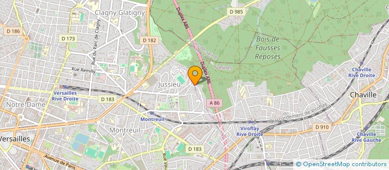 localisation de l'entreprise MADAME JULIETA PAVEZ PIZARRO  VIROFLAY