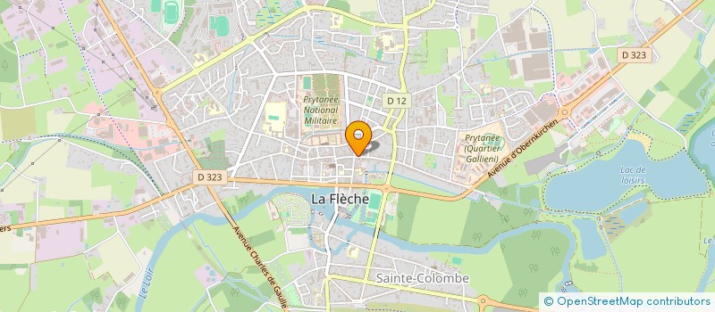 localisation de l'entreprise MADAME JULIETTE ABELARD  LA FLECHE