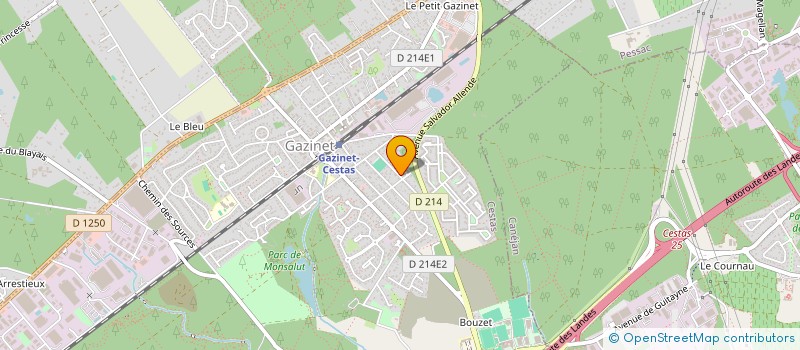 localisation de l'entreprise MADAME JULIETTE AMACIN  CESTAS