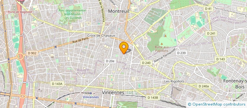 localisation de l'entreprise MADAME JULIETTE ANGEI à MONTREUIL