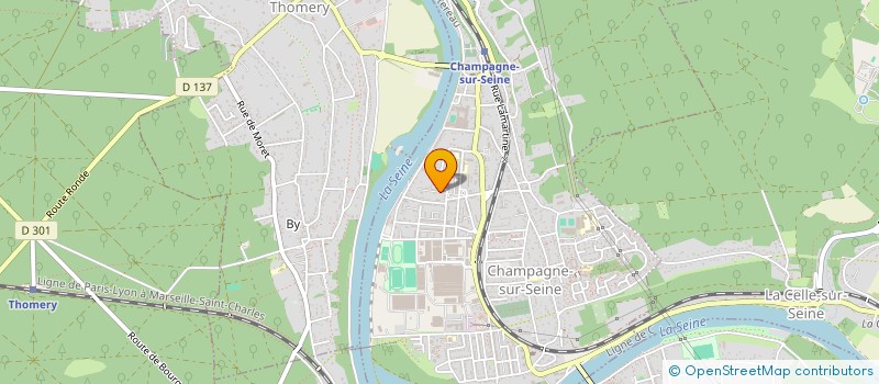 localisation de l'entreprise MADAME JULIETTE ANGOT  CHAMPAGNE-SUR-SEINE