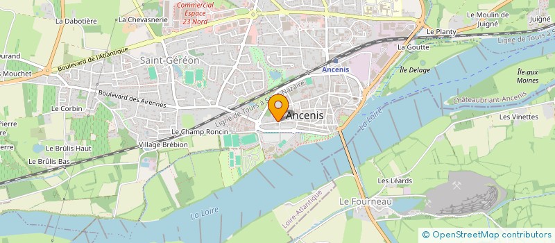 localisation de l'entreprise MADAME JULIETTE ANTOINE  ANCENIS-SAINT-GEREON