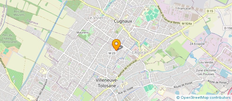 localisation de l'entreprise MADAME JULIETTE AUGUSTYNEK à VILLENEUVE-TOLOSANE