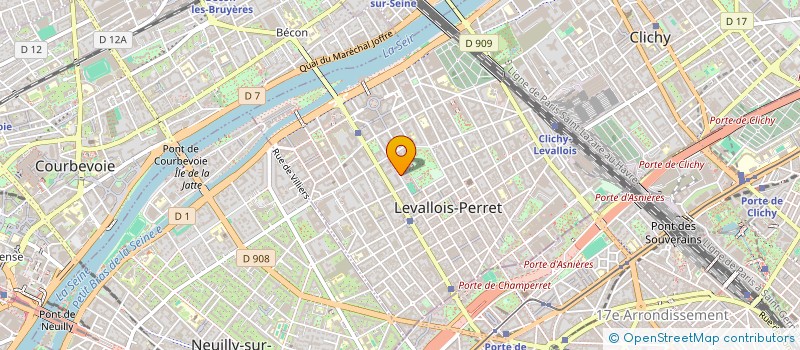 localisation de l'entreprise MADAME JULIETTE AYE à LEVALLOIS-PERRET
