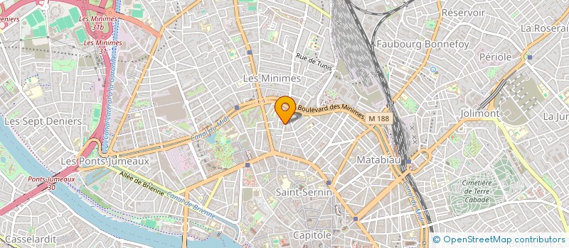 localisation de l'entreprise MADAME JULIETTE BACHELIER à TOULOUSE