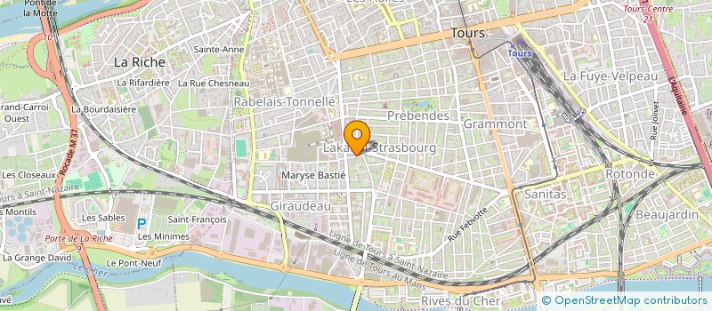 localisation de l'entreprise MADAME JULIETTE BADIALI  TOURS