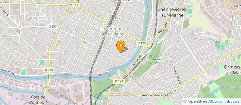 localisation de l'entreprise MADAME JULIETTE BADIE à ST MAUR DES FOSSES