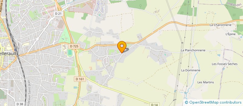 localisation de l'entreprise MADAME JULIETTE BADIE  CHATELLERAULT