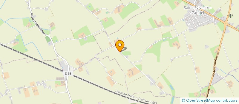 localisation de l'entreprise MADAME JULIETTE BAILLEUL à SAINT-SYLVESTRE-CAPPEL