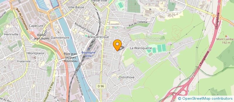 localisation de l'entreprise MADAME JULIETTE BAILLIARD  BOULOGNE-SUR-MER