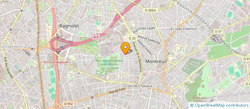 localisation de l'entreprise MADAME JULIETTE BAL--ZAHONERO à MONTREUIL
