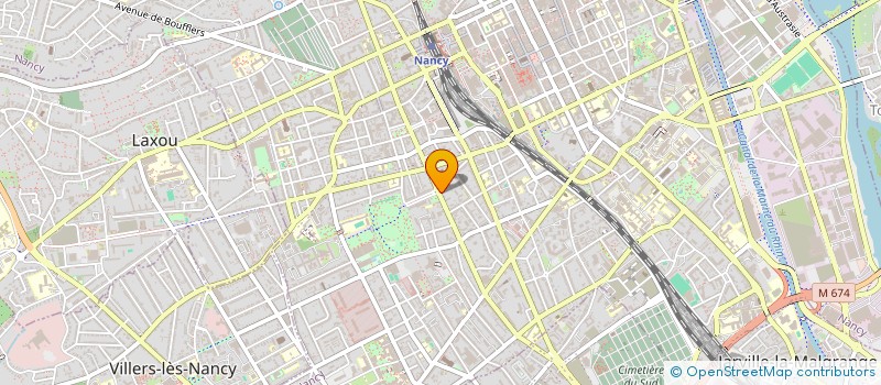 localisation de l'entreprise MADAME JULIETTE BALZARINI  NANCY