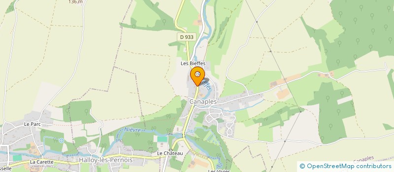 localisation de l'entreprise MADAME JULIETTE BARAFFE  CANAPLES