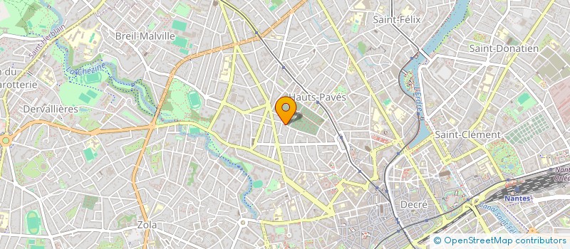 localisation de l'entreprise MADAME JULIETTE BARET à NANTES