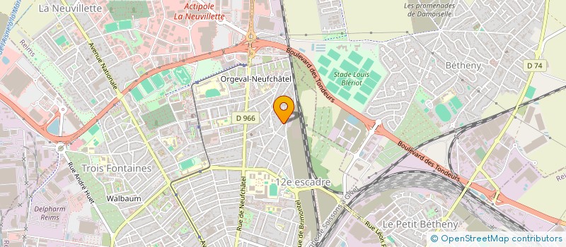 localisation de l'entreprise MADAME JULIETTE BAUDET  REIMS